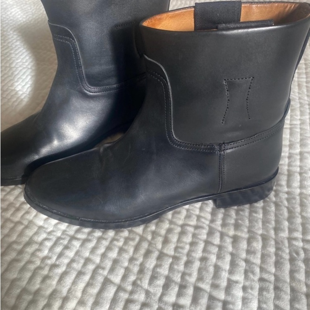 Rag and bone Black Leather Ankle Boots